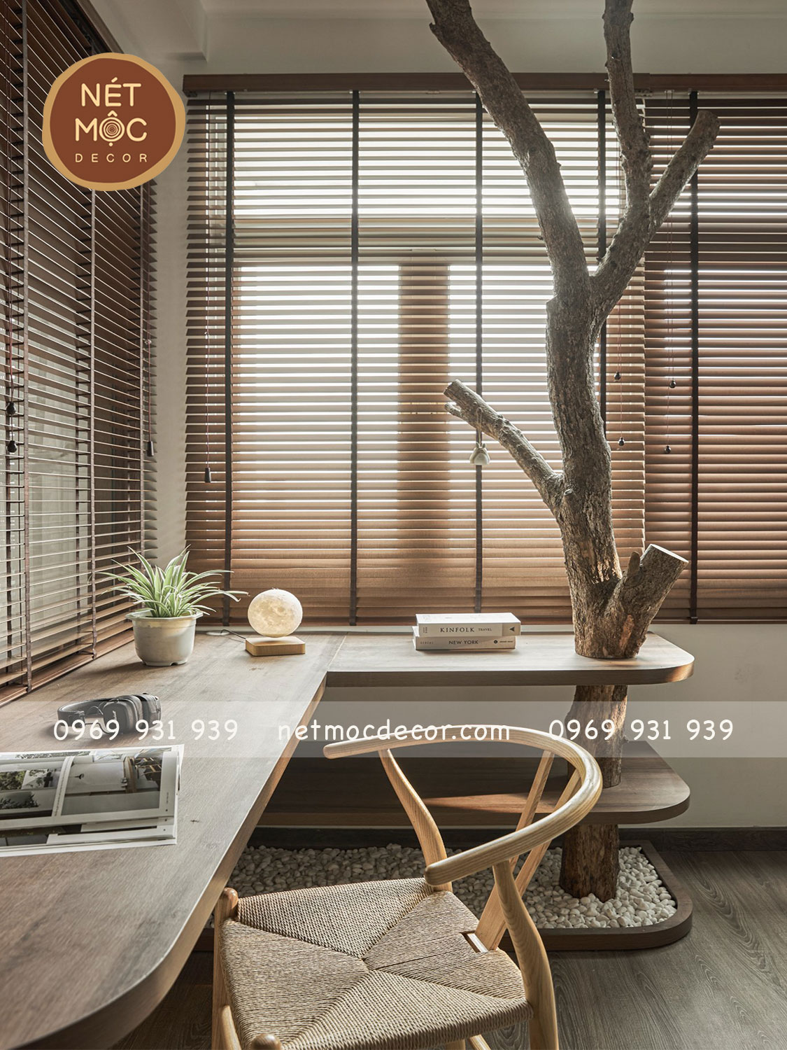 ke-cay-kho-decor Kệ gỗ cây khô decor ấn tượng – Thích hợp cho mọi không gian