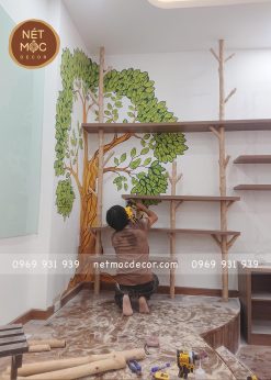 Kệ cây khô đẹp, độc lạ