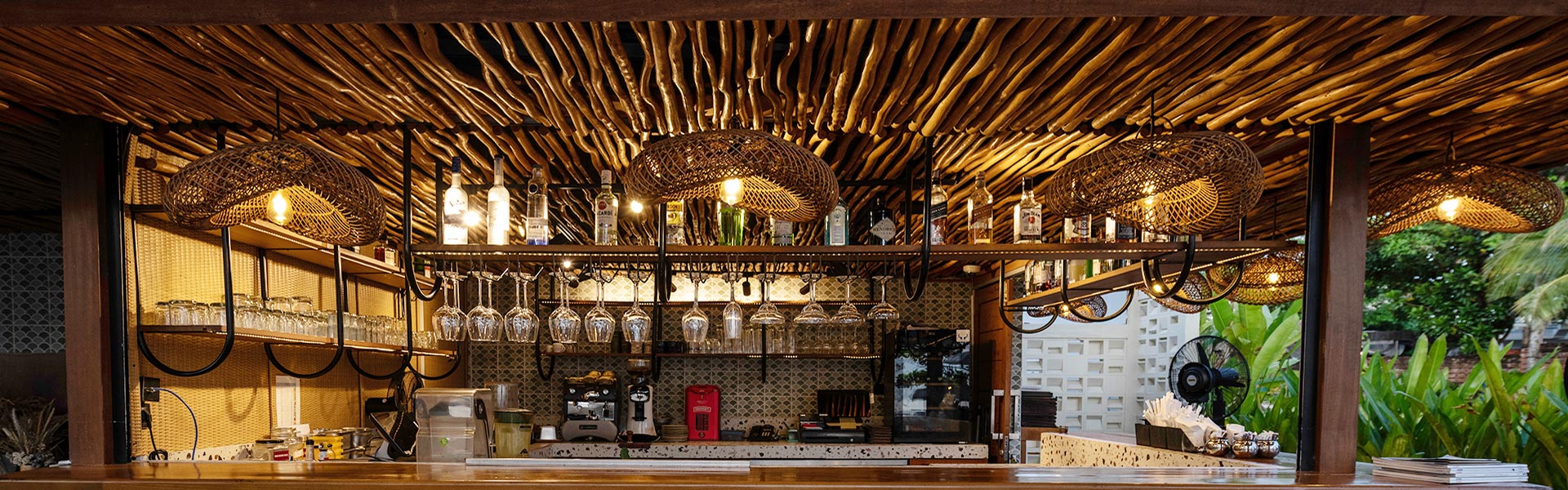 cây khô decor trần